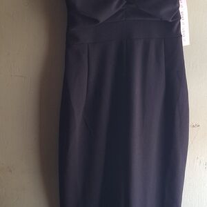 Crave Fame Black Strapless Jumpsuit